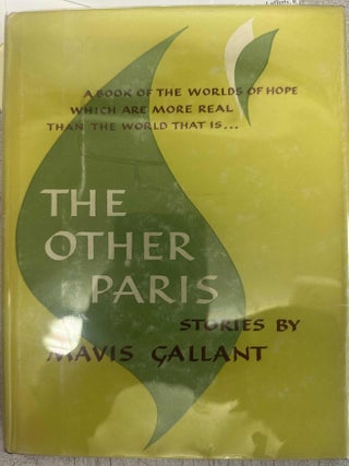 Item #10217 The Other Paris. Mavis Gallant