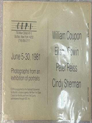 Item #10225 Photographs from an Exhibition of Portraits, June 5-30, 1981. Cindy Sherman, William...