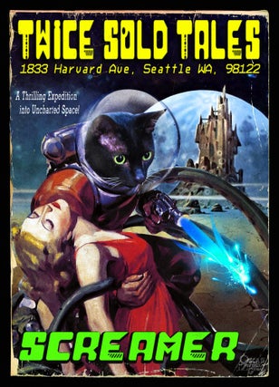 Item #11104 TST Cat Postcard 6 - Screamer