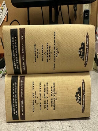 Item #11425 Remembrance of Things Past (Two Volume Set). Marcel Proust, C. K. Scott Moncrieff