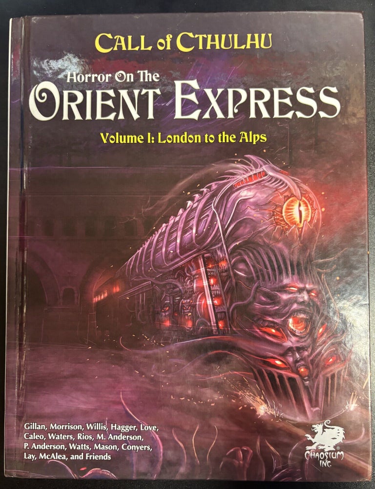 Item #11480 Horror On the Orient Express Volume I: London to the Alps. Phil Anderson.