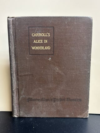 Item #11613 Alice's Adventures In Wonderland. Lewis Carroll, Charles A. McMurry