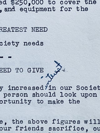 Canvass Plan For The Philosophical Research Society, Inc. Building Fund (and Budget) Canvass