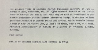 One Hundred Years Of Solitude