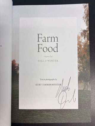 Farm Food Volume One: Fall and Winter