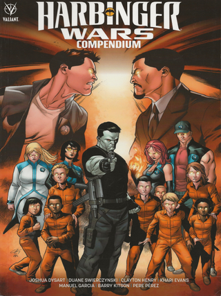 Item #6566 Harbinger Wars Compendium. Joshua Dysart