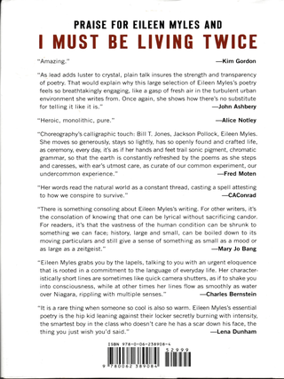 I Must Be Living Twice: New and Selected Poems 1975-2014
