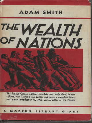 Item #6748 The Wealth of Nations. Adam Smith