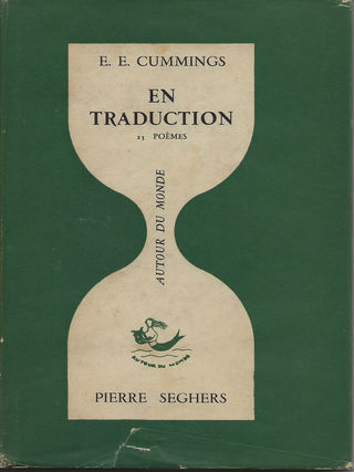 Item #7088 En Traduction: Vingt-trois poemes. E. E. Cummings