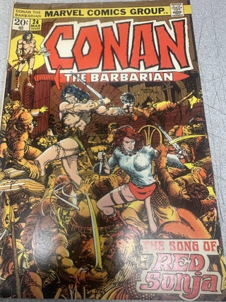 Item #7146 Conan the Barbarian: The Song of Red Sonja. Roy Thomas, Barry Smith