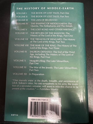 The Later Silmarillion Part Two: The War of the Jewels | The History of Middle-Earth Volume XI