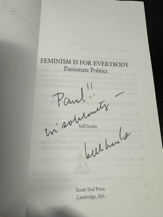 Feminism is for Everybody: Passionate Politics
