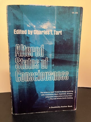 Item #7338 Altered States of Consciousness. Charles T. Tart