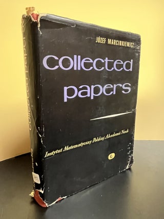 Item #7451 Collected Papers. Jozef Marcinkiewicz, Antoni Zygmund
