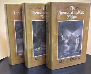 Item #7634 The Thousand and One Nights (3 Volume Set). Edward William Lane