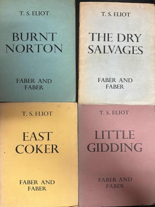 Item #7904 Four Quartets (Little Gidding, Burnt Norton, The Dry Salvages, East Coker). T. S. Eliot