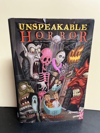 Item #7950 Unspeakable Horror. Vince A.: Chad Helder Liaguno