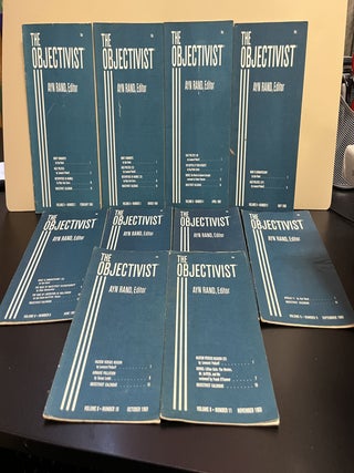 Item #8129 The Objectivist; Volume 8, Numbers 2 -11. Ayn Rand