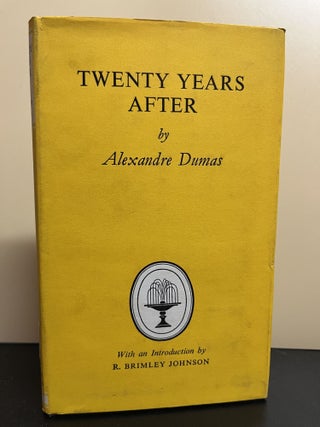 Item #8396 Twenty Years After. Alexandre Dumas