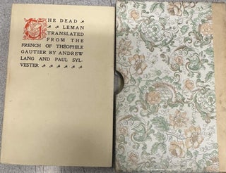 Item #8484 The Dead Leman. Theophile Gautier, Andrew Lang