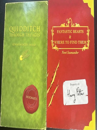 Item #8545 Fantastic Beasts and Where to Find Them / Quidditch through the Ages. J. K Rowling