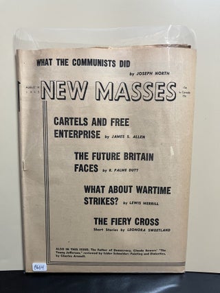 Item #8664 New Masses: Vol. LVI August 14, 1945, No. 7. Joseph North