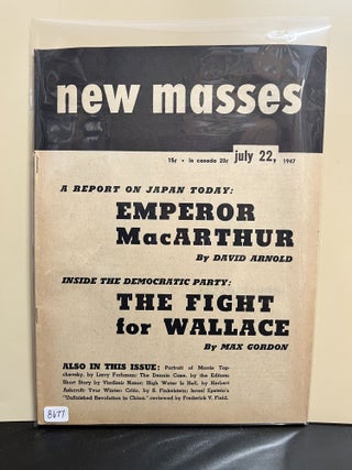 Item #8677 New Masses: Vol. LXIV July 22, 1947, No. 4. Joseph North