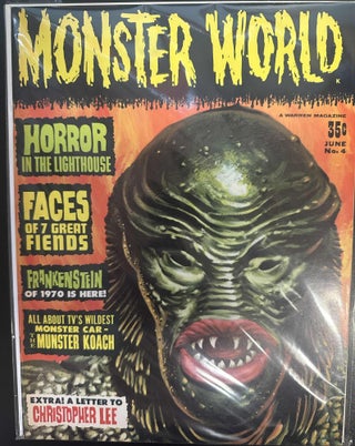 Item #9158 Monster World #4, June 1965. James Warren, publisher