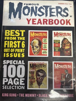 Item #9178 Famous Monsters Yearbook: Summer-Fall 1962. Forrest J. Ackerman