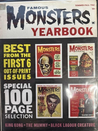 Item #9223 Famous Monsters Yearbook: Summer-Fall 1962. Forrest J. Ackerman