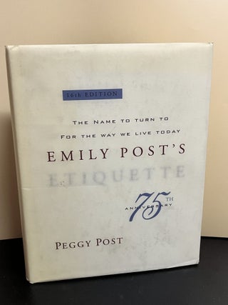 Item #9246 Emily Post's Etiquette. Peggy Post