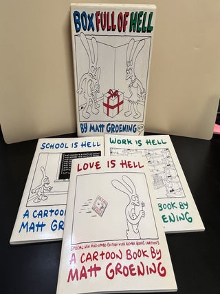 Item #9255 Box Full Of Hell; Three Volume Set. Matt Groening