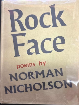 Item #9477 Rock Face. Norman Nicholson