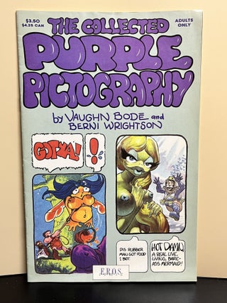 Item #9508 The Collected Purple Pictography. Vaughn Bode, Berni Wrightson