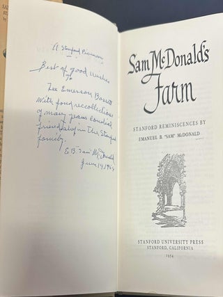 Sam McDonald's Farm: Stanford Reminiscences
