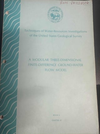 Item #9546 Techniques of Water-Resources Investigations of the United States Geological Survey...