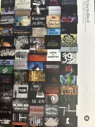 Item #9663 Uncredited: Graphic Design & Opening Titles in Movies. Gemma Solana, Antonio Boneu