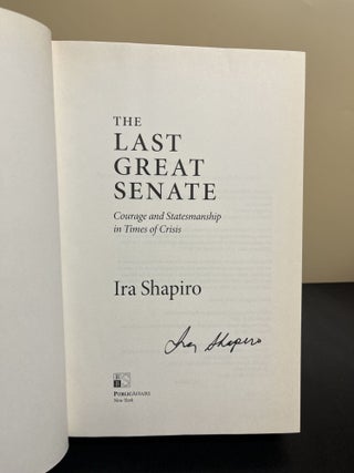 The Last Great Senate