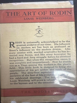 Item #9903 The Art of Rodin. Louis Weinberg