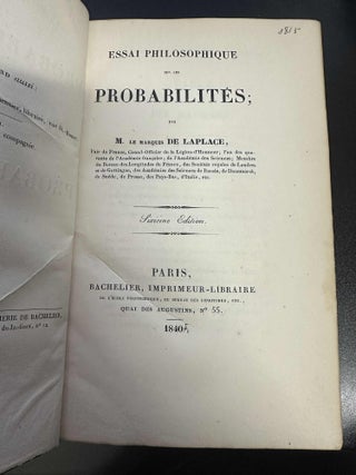 Essai Philosophique sur les Probabilites